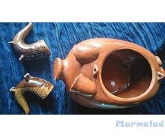 Керамичен гювеч «прасенце» с чашки